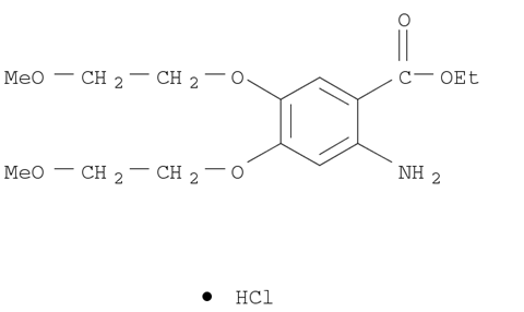 TIANFU-CHEM  - 2-Amino-4,5-bis(2-methoxyethoxy)benzoic acid ethyl ester hydrochloride